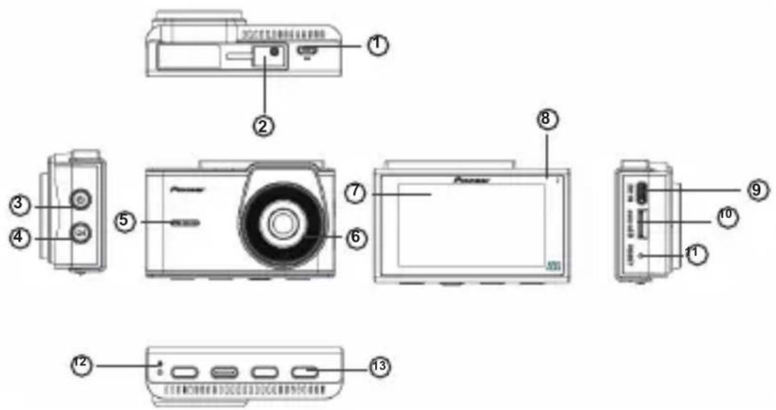 PIONEER VREC-H520DC - Product Appearance - 1
