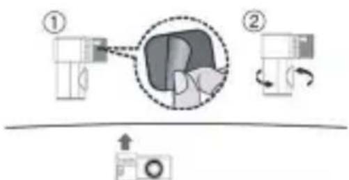 PIONEER VREC-Z820DC - Install the rear camera. - 1