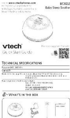 VTECH Baby Sleep Soother BC8213 - 1