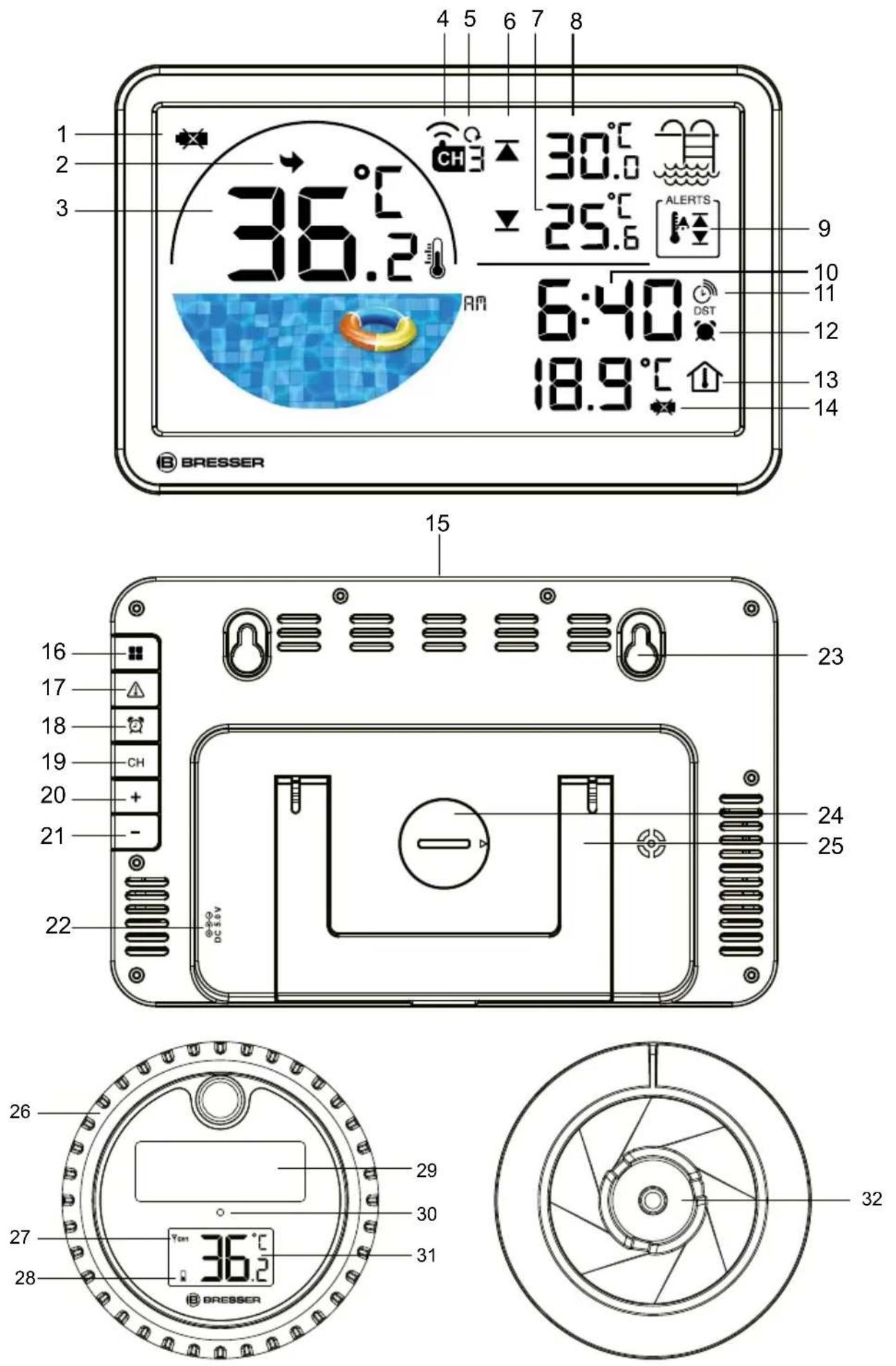 BRESSER Spa Pool Sensor 15130 - FEATURES - 1