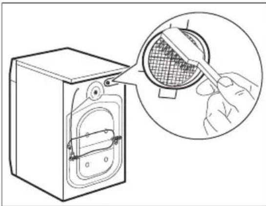 AEG LR73CB86 - Cleaning the inlet hose and the valve filter - 3