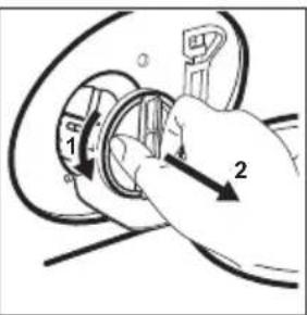 AEG LR73CB86 - Nettoyage du filtre de la pompe de vidange - 3