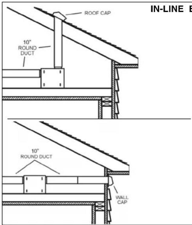 BROAN Elite 619004EX - NOTE: To reduce the risk of fire, use only metal ductwork. - 2