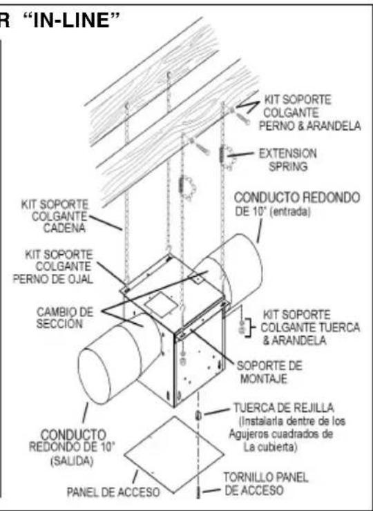 BROAN Elite 619004EX - NOTA: Para reducir al riesgo de incendios, use únicamente conductores de metal. - 4