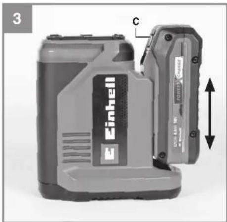 EINHELL TE-ES 18/150/1 Li-C - 3