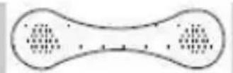 PowerPlus POWAIR0110 - Spray pattern - 1