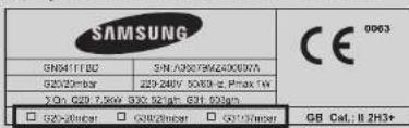 SAMSUNG GN641FFXD - Adjusting of the taps of the cooking hob burners for reduced consumption - 3