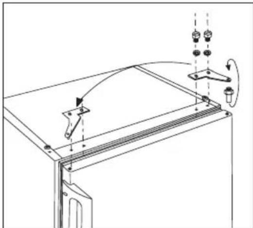 ZANUSSI ZRC 25 jc - Changement du sens d'ouverture de la porte - 3