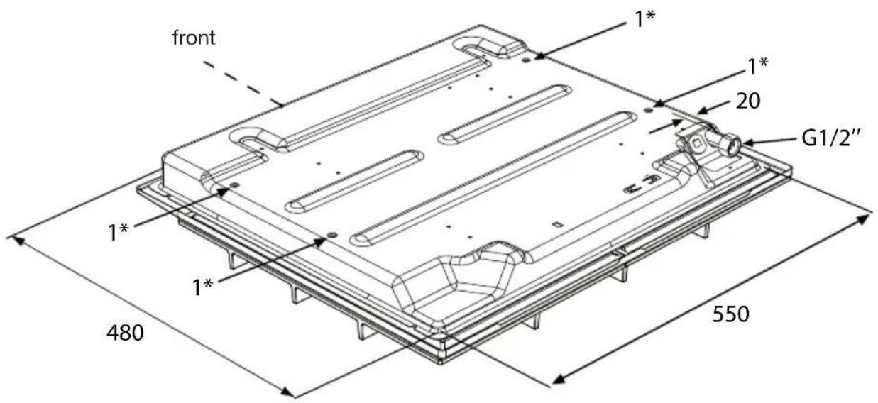 Atag HG6292BA - Placing the sealing tape - 5