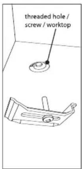 Atag HG9611ME - attachment points for mounting brackets - 1