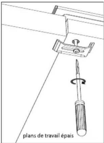 Atag HG9611ME - points de fixation des étriers de montage - 3