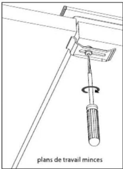 Atag HG9611ME - points de fixation des étriers de montage - 2
