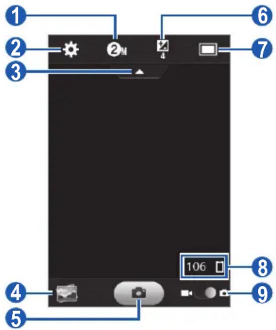SAMSUNG Wave Young - » Prendre une photo - 1
