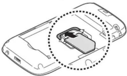 SAMSUNG Wave Young - Installer la carte SIM ou USIM et la batterie - 2