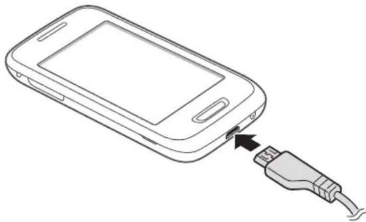 SAMSUNG Wave Young - Charger la batterie avec un chargeur - 1