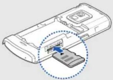 SAMSUNG GT-S7220 - Insérer une carte mémoire (facultatif) - 1