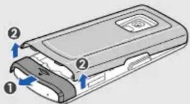 SAMSUNG GT-S7220 - Installer la carte SIM et la batterie - 1