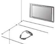SAMSUNG Oled KE55S9CSL - - Intervallo distanza di funzionamento - 1