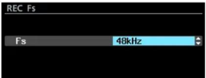 TASCAM DA-6400DP - Réglage du format du fichier d'enregistrement - 2