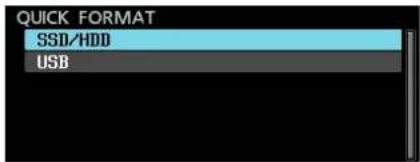 QUICK FORMAT SSD/HDD USB