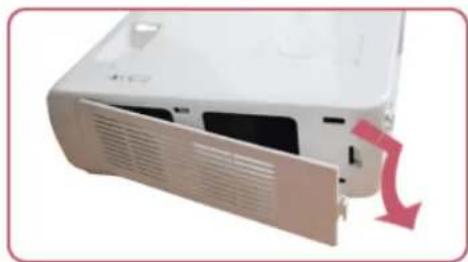 SAMSUNG SP-M225W - Remplacement et nettoyage du filtre - 1