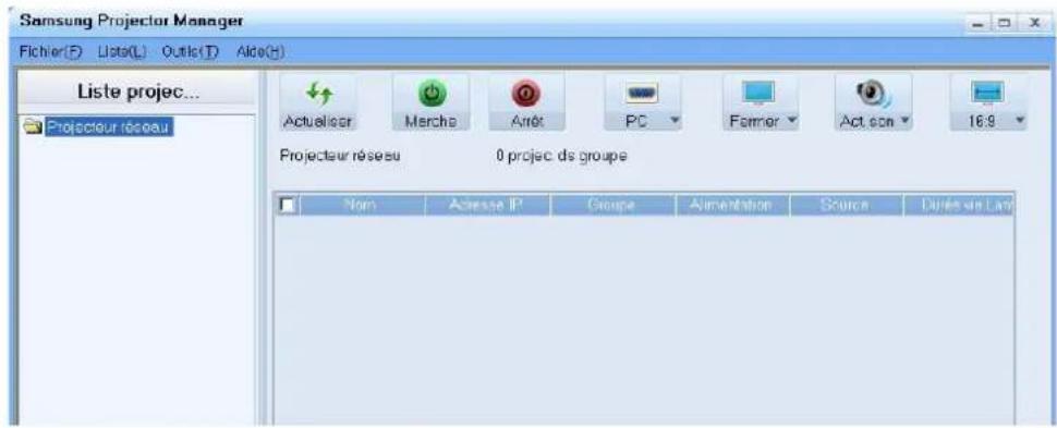SAMSUNG SP-M225W - 3-6-2. Gestion du projecteur à l'aide d'un logiciel - 2