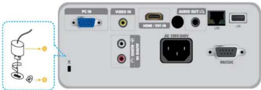 SAMSUNG SP-M225W - 2-17-2. Connexion à un réseau IP statique - 2
