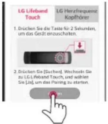 LG Lifeband Touch - Die Installation der LG Fitness Smartphone App und die Verbindung mit Bluetooth - 1