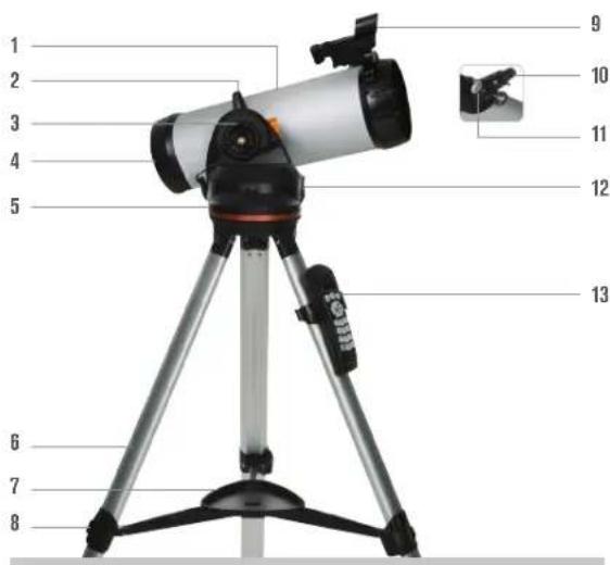 CELESTRON 114LCM Computerized - PARTS LIST - 2