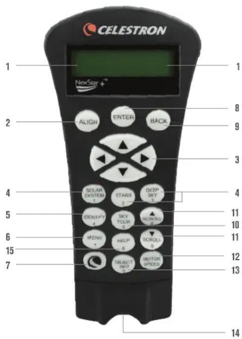 CELESTRON 114LCM Computerized - LCD (FLÜSSIGKRISTALLANZEIGE)-FENSTER: - 1