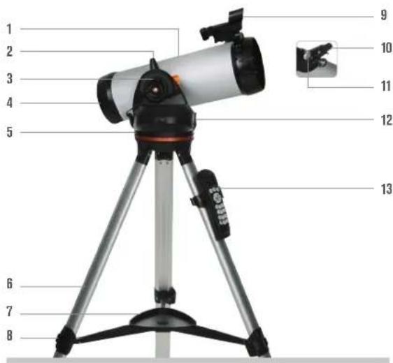 CELESTRON 114LCM Computerized - TEILELISTE - 2