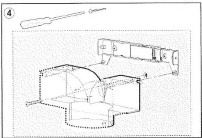 Technical diagram of a mechanical assembly with labeled components and cross-sectional views