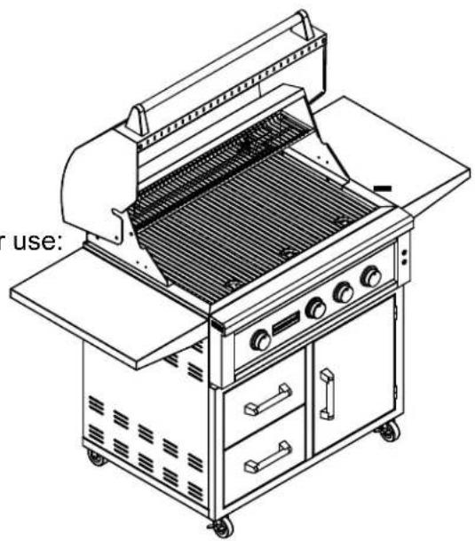 EDGESTAR GRL360IBBLP - Cart Assembly Instructions - 8