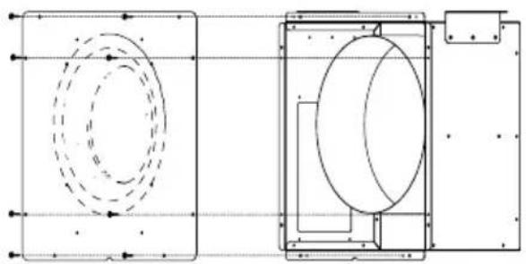 CDA EVX90SS - Installation instructions for mounting the motor externally - 8