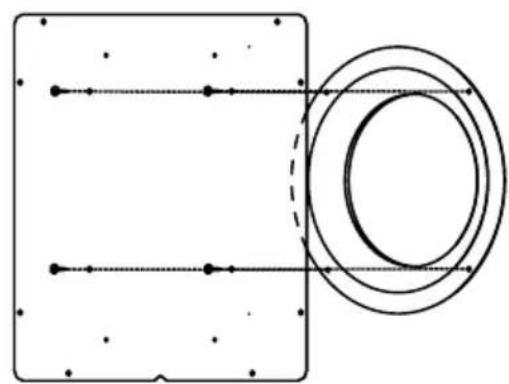 CDA EVX90SS - Installation instructions for mounting the motor externally - 5