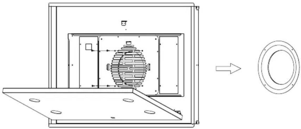 CDA EVX90SS - Installation instructions for mounting the motor externally - 2