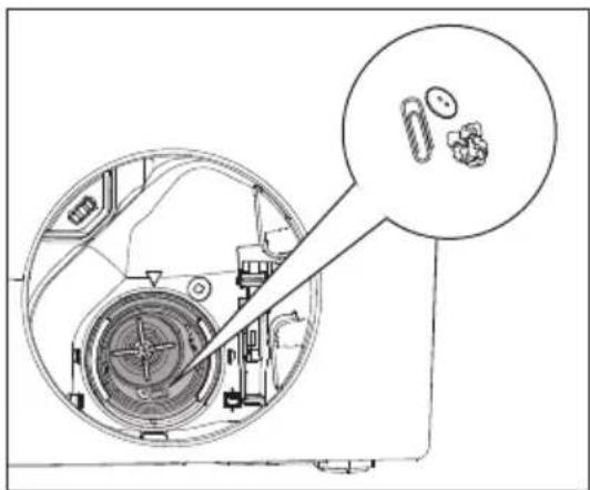 ELECTROLUX EWF8024P5SB - Để vệ sinh bơm xả: - 5