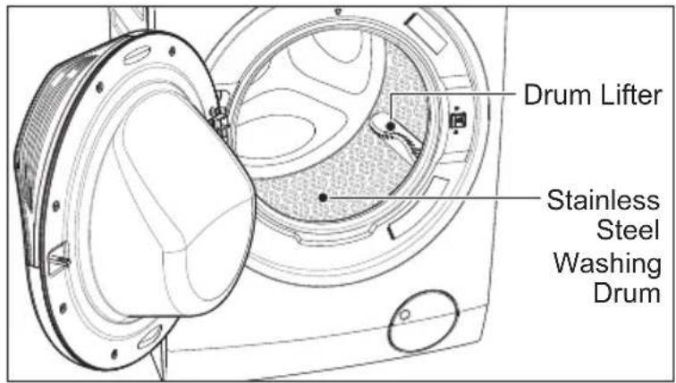 Drum Lifter Stainless Steel Washing Drum
