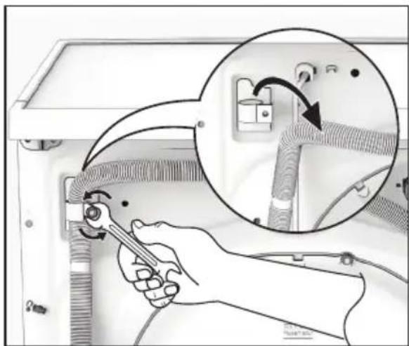 ELECTROLUX EWF1141R9WB - การระบายนำไหกรณีฉุกเฉิน - 1