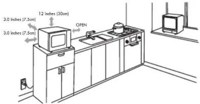 3.0 inches (7.5cm) 3.0 inches (7.5cm) 12 inches (30cm) OPEN
