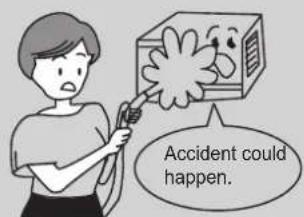 Accident could happen.