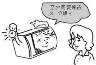至少需要等待 3 分钟。