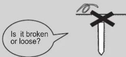 Is it broken or loose?