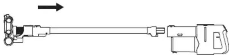 Heinner HSVC-V29.6SBK - A porszívó összeszerelése - 2
