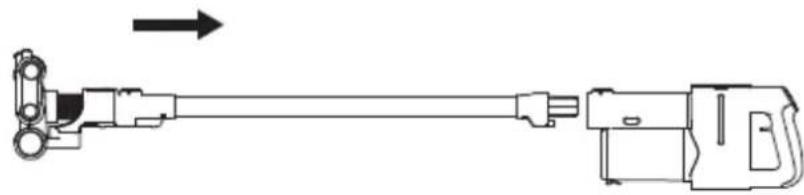 Heinner HSVC-V29.6SBK - Asamblarea aspiratorului - 2
