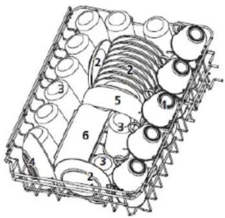 Technical diagram of a mechanical assembly with numbered components for identification