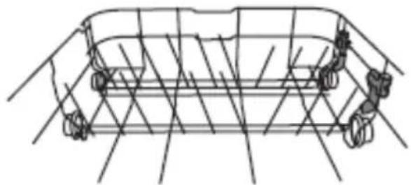 Hansa ZIM466TH - Fold the dishwasher basket spikes - 1