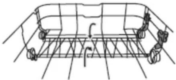 Hansa ZIM466TH - Fold the dishwasher basket spikes - 3