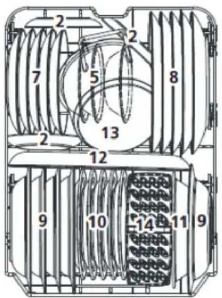 Technical diagram of a mechanical or electrical component with numbered parts and coiled spring-like structures.