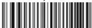 Barcode image with vertical black and white bars, no visible text or symbols beyond the pattern